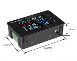 AC50-300V 100A Ammeter Voltmeter Timer Power Temperature Frequency Capacity Meter Electricity Meter